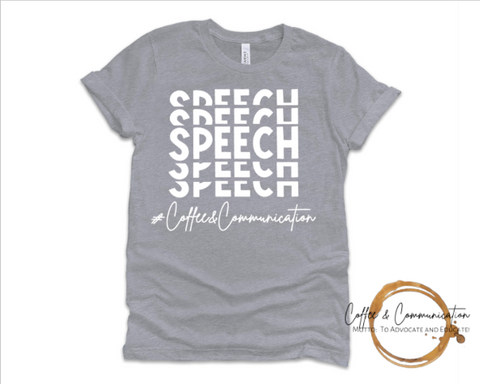 Speech Ripple Tee! : Grey