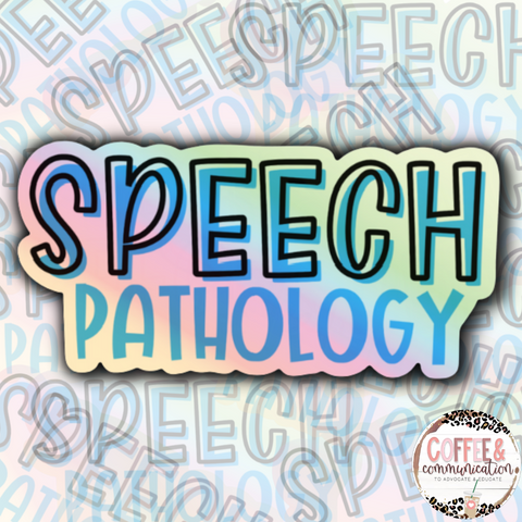 Speech Pathology: Holographic Sticker