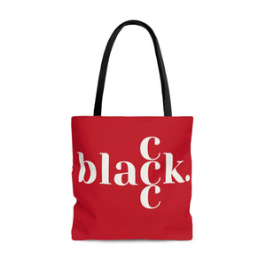 BLACK CCC (RED) Tote- Large