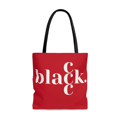 BLACK CCC (RED) Tote- Large