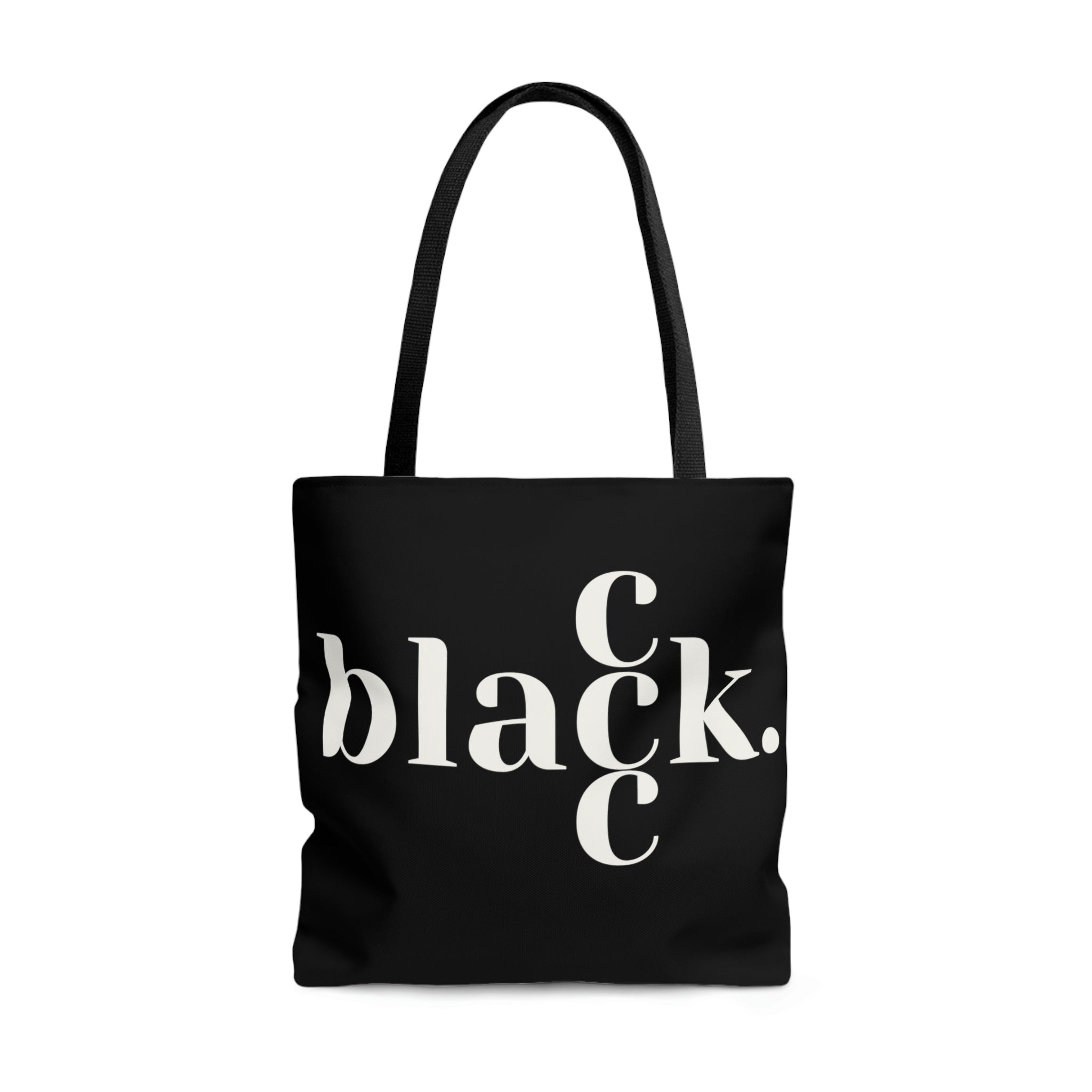BLACK CCC (BLACK) Tote Bag- Large